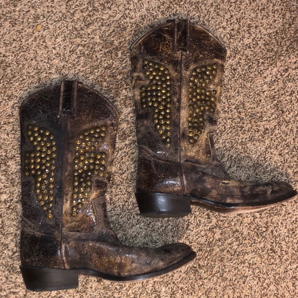 Frye Studded Boots